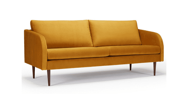Kragelund Husum K 374 3 pers. sofa i gul