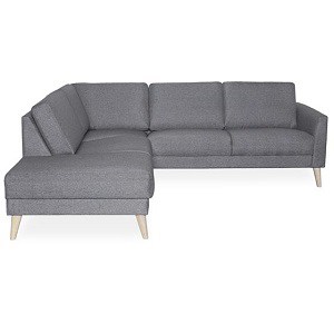 Komfortabel sofa, hvor man kan side i Lotus-stilling